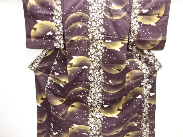 Japanese Kimono / Tsumugi Omeshi Cotton